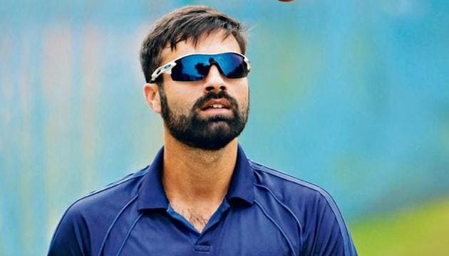 Jammu & Kashmir captain Parvez Rasool has led his team to the top of the Elite Group C table of the Ranji Trophy.(HT Photo)