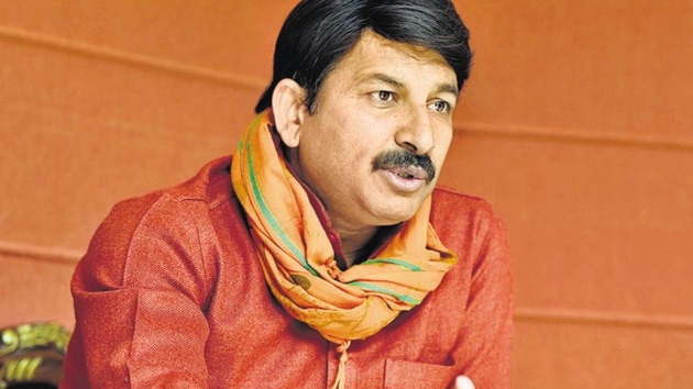 Manoj Tiwari, the chief of the BJP’s Delhi unit, targeted chief minister Arvind Kejriwal over his temple visit on Friday. ((Arvind Yadav/HT File Photo)) Manoj Tiwari, the chief of the BJP’s Delhi unit, targeted chief minister Arvind Kejriwal over his temple visit on Friday. ((Arvind Yadav/HT File Photo))