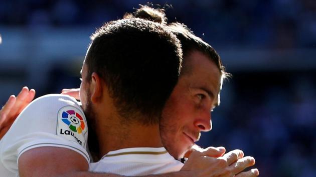 File image of Gareth Bale with Eden Hazard.(REUTERS)