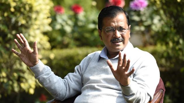 Chief Minister of Delhi Arvind Kejriwal during an interview at his residence in New Delhi. (Arvind Yadav/HT PHOTO) Chief Minister of Delhi Arvind Kejriwal during an interview at his residence in New Delhi. (Arvind Yadav/HT PHOTO)