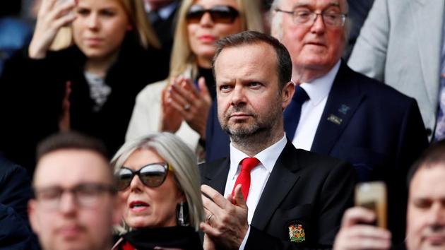 Manchester United executive vice-chairman Ed Woodward in the stands.(Action Images via Reuters)