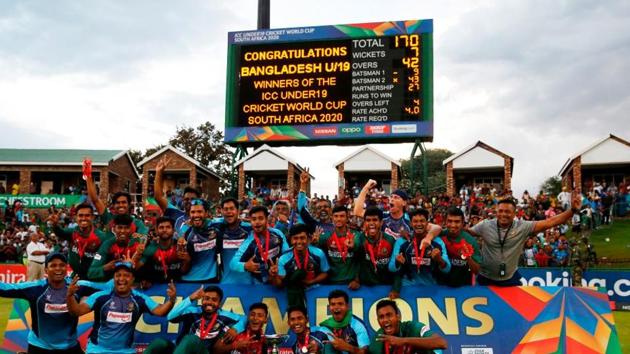 Bangladesh are the U19 World Champions.(Cricket World Cup/Twitter) Bangladesh are the U19 World Champions.(Cricket World Cup/Twitter)