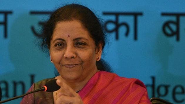 Union Finance Minister Nirmala Sitharaman has said this year’s Budget has laid the foundation for a five trillion dollar economy with a majority of the government’s expenditure being for building infrastructure.(SAMIR JANA/HT PHOTO.)