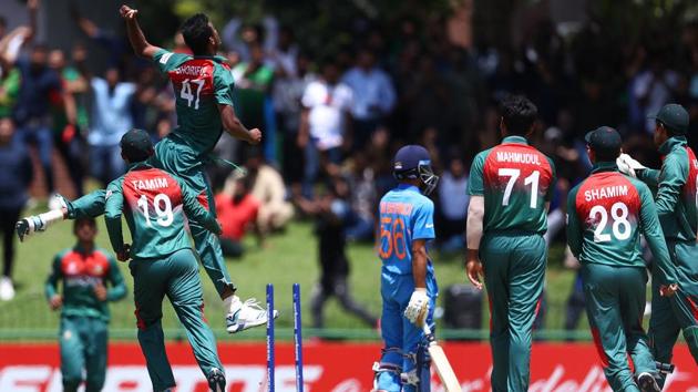 Bangladesh beat India in final.(Cricket World Cup/Twitter)