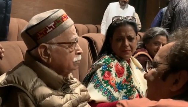 Senior BJP leader LK Advani got teary-eyed at the screening of Shikara.