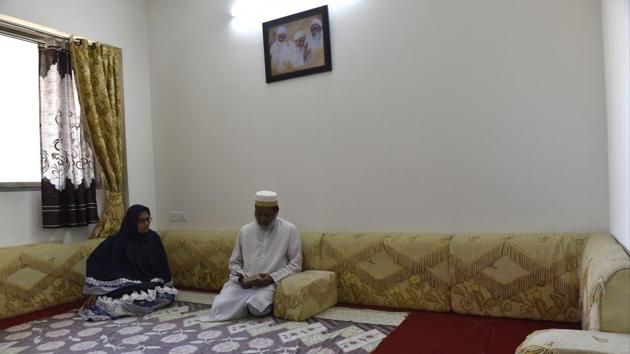 “It was a congested place surrounded by drains, but we had no choice. We could not afford to buy a place in Mumbai. Today we are proud owners of an apartment in the heart of the city,” said Aziz. (Anshuman Poyrekar/HT Photo)