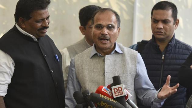 Adhir Ranjan Chowdhury said on Sunday his party never expected to do well in the Delhi assembly elections(Sanjeev Verma/HT PHOTO) Adhir Ranjan Chowdhury said on Sunday his party never expected to do well in the Delhi assembly elections(Sanjeev Verma/HT PHOTO)