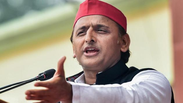 Samajwadi Party President Akhilesh Yadav responded to PM Modi’s ‘Surya Namaskar’ jibe on Rahul Gandhi(PTI Photo)