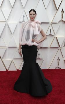 Caitriona Balfe poses on the red carpet during the Oscars arrivals at the 92nd Academy Awards in Hollywood, Los Angeles, California, U.S., February 9, 2020. REUTERS/Eric Gaillard (REUTERS)