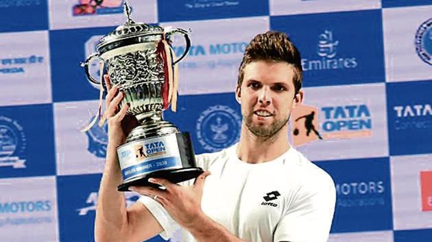 Jiri Vesely will move into top 100 in rankings after this win. (HT Photo) Jiri Vesely will move into top 100 in rankings after this win. (HT Photo)