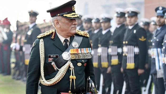 India's first Chief of Defence Staff (CDS) Gen Bipin Rawat(Arvind Yadav/HT PHOTO)