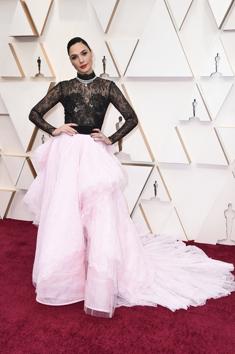 Gal Gadot arrives at the Oscars on Sunday, Feb. 9, 2020, at the Dolby Theatre in Los Angeles. (Photo by Jordan Strauss/Invision/AP) (Jordan Strauss/Invision/AP)