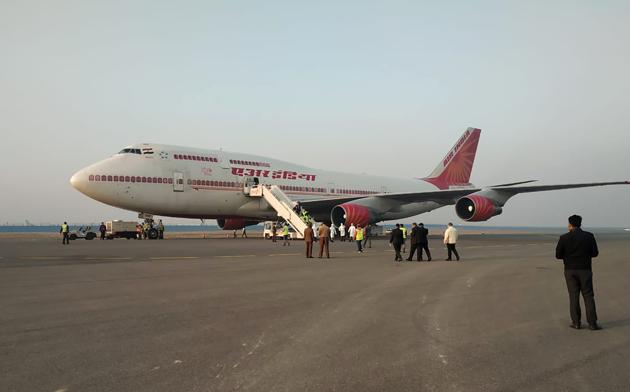 Air India operated two flights in February to evacuate Indians from Wuhan.(AP)