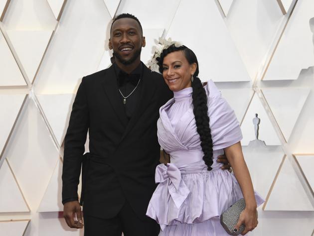 Mahershala Ali, left, and Amatus Sami-Karim arrive at the Oscars on Sunday, Feb. 9, 2020, at the Dolby Theatre in Los Angeles. (Photo by Richard Shotwell/Invision/AP) (Richard Shotwell/Invision/AP)