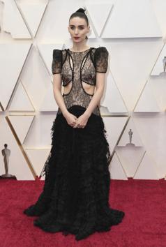 Rooney Mara arrives at the Oscars on Sunday, Feb. 9, 2020, at the Dolby Theatre in Los Angeles. (Photo by Richard Shotwell/Invision/AP) (Richard Shotwell/Invision/AP)