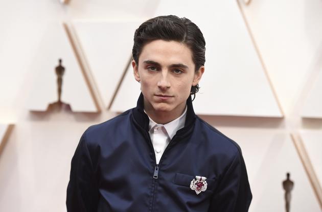 Timothee Chalamet, arrives at the Oscars on Sunday, Feb. 9, 2020, at the Dolby Theatre in Los Angeles. (Photo by Jordan Strauss/Invision/AP) (Jordan Strauss/Invision/AP)