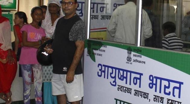 Ayushman Bharat insurance scheme(Yogendra Kumar/HT File Photo)