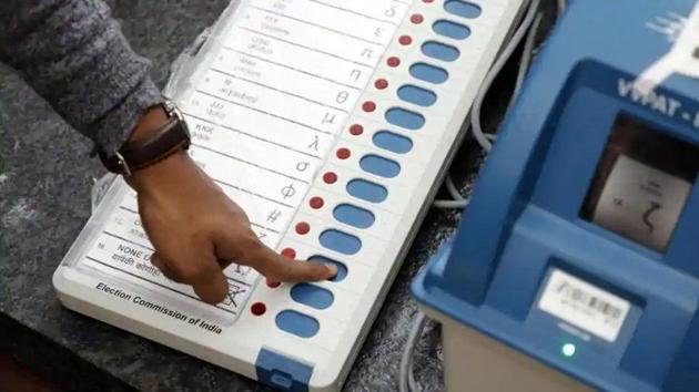 A person casting vote (representational image). (HT File Photo) A person casting vote (representational image). (HT File Photo)