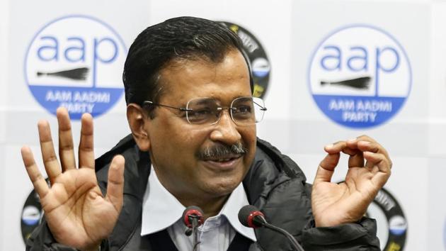 Delhi Chief Minister Arvind Kejriwal addresses a press conference on February 6, 2020. (PTI Photo) Delhi Chief Minister Arvind Kejriwal addresses a press conference on February 6, 2020. (PTI Photo)