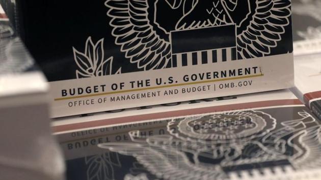 Copies of U.S. President Donald Trump's FY2021 budget proposal sit on display for the news media on Capitol Hill in Washington, U.S., February 10, 2020. REUTERS/Leah Millis(REUTERS)