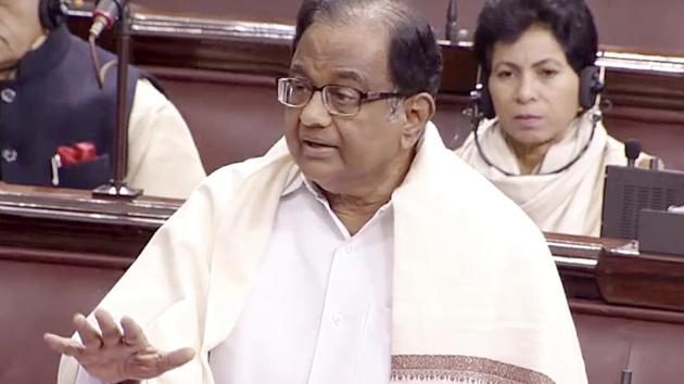 Congress leader P Chidambaram (ANI Photo/ RSTV TV Grab) Congress leader P Chidambaram (ANI Photo/ RSTV TV Grab)