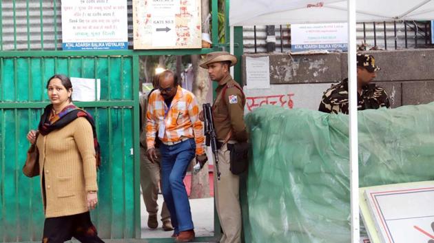 Counting of votes for 70 seats of the Delhi Assembly will begin amid tight security today at 8 am (HT Photo) Counting of votes for 70 seats of the Delhi Assembly will begin amid tight security today at 8 am (HT Photo)