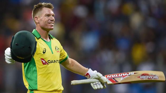 Australian batsman David Warner. (PTI) Australian batsman David Warner. (PTI)