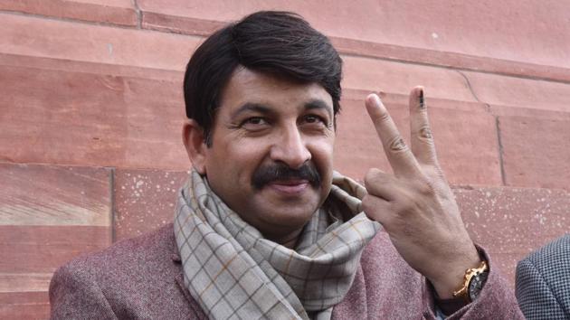 The BJP had rejected exit poll projections that were released soon after voting concluded on February 8 that predicted a comfortable majority for the Aam Aadmi Party. (Sonu Mehta/HT PHOTO) The BJP had rejected exit poll projections that were released soon after voting concluded on February 8 that predicted a comfortable majority for the Aam Aadmi Party. (Sonu Mehta/HT PHOTO)