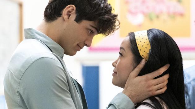 To All the Boys PS I Still Love You movie review: Noah Centineo and Lana Condor in a still from the Netflix romantic comedy.(Bettina Strauss/Netflix)