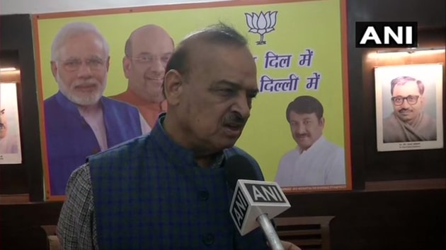 O P Sharma, newly-elected BJP MLA from Vishwas Nagar on Wednesday described Delhi Chief Minister Arvind Kejriwal as a terrorist. (ANI) O P Sharma, newly-elected BJP MLA from Vishwas Nagar on Wednesday described Delhi Chief Minister Arvind Kejriwal as a terrorist. (ANI)