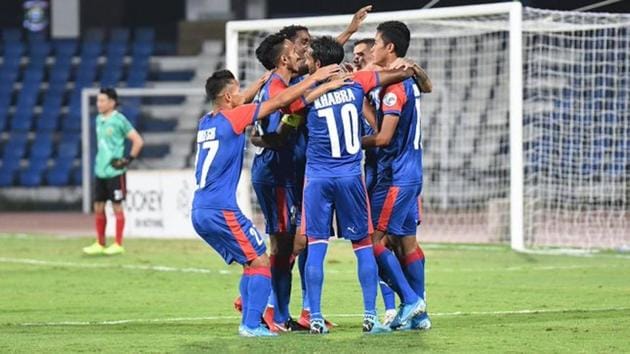 Bengaluru FC defeated Paro FC.(Twitter) Bengaluru FC defeated Paro FC.(Twitter)