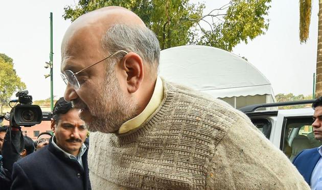 Union Home Minister and senior BJP leader Amit Shah(PTI file photo)