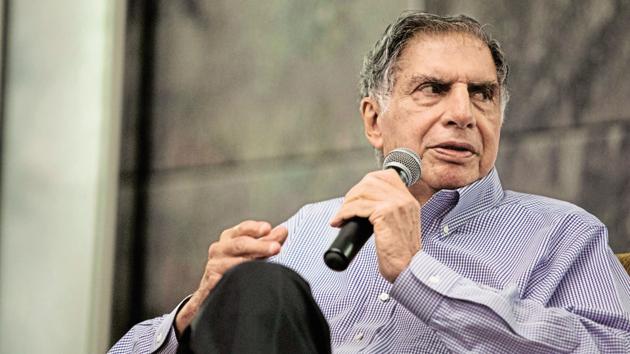Ratan Tata has once again won the Internet over with his heartfelt message to a follower who referred to him ‘Chhotu’.(HT Photos)