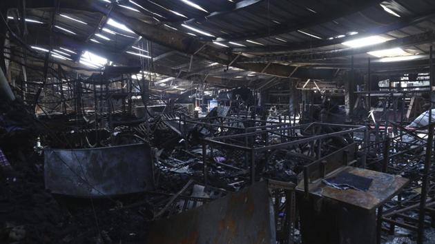 Safety and health authorities have asked the company to close until further notice. Its licenses have been suspended, and Nandan Denim has agreed to pay families of those killed a reported compensation of Rs10 lakh. Purvee, a factory spokeswoman who goes by only her first name, did not explain how it started but called the fire “unfortunate.” Factory officials didn’t comment on whether they had undergone required audits and reviews. (AP Photo)
