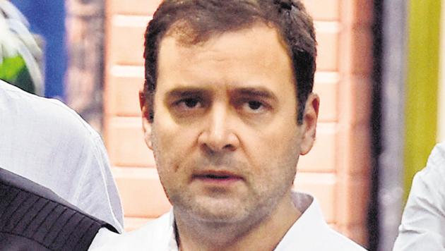 Congress leader Rahul Gandhi in a tweet said the coronavirus is an extremely serious threat to India’s people and its economy.(HT Photo)