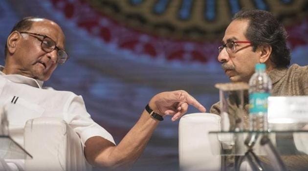 NCP President Sharad Pawar and Shiv Sena chief Uddhav Thackeray. (Pratik Chorge/HT file photo) NCP President Sharad Pawar and Shiv Sena chief Uddhav Thackeray. (Pratik Chorge/HT file photo)