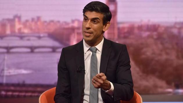 The Conservatives' Chief Secretary to the Treasury Rishi Sunak appears on BBC's The Andrew Marr Show in London. (via REUTERS) The Conservatives' Chief Secretary to the Treasury Rishi Sunak appears on BBC's The Andrew Marr Show in London. (via REUTERS)