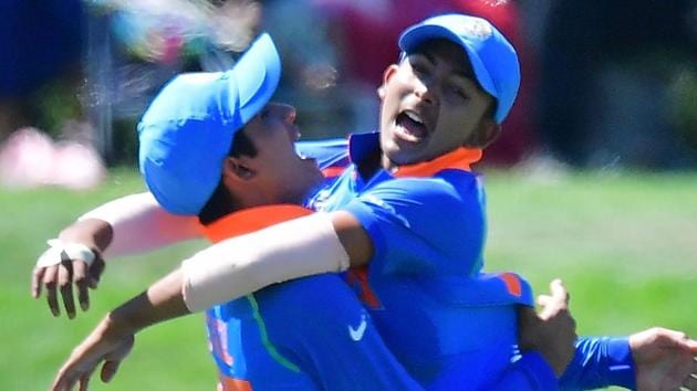 File image: India's Prithvi Shaw (R) with team mate Shubman Gill.(AFP)