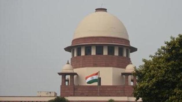 New Delhi, India - Jan. 28, 2020: A view of Supreme court, in New Delhi, India, on Tuesday, January 28, 2020. (Photo by Amal KS / Hindustan Times)(Amal KS/HT PHOTO)