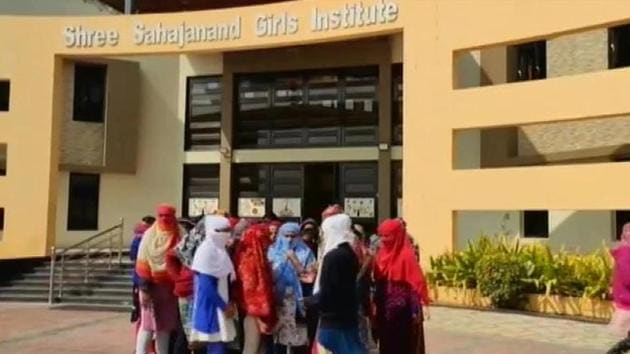 More than 60 students of a college in Gujarat’s Bhuj were allegedly forced to strip to prove they were not menstruating.((ANI/Twitter)) More than 60 students of a college in Gujarat’s Bhuj were allegedly forced to strip to prove they were not menstruating.((ANI/Twitter))
