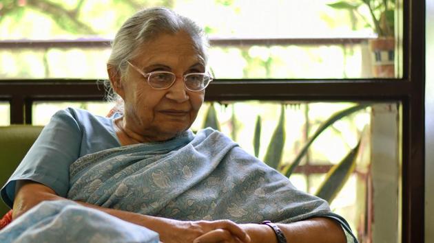 Sheila Dikshit, who died last July, is credited with leading a Congress government in the national capital for 15 straight years.(HT Photo)