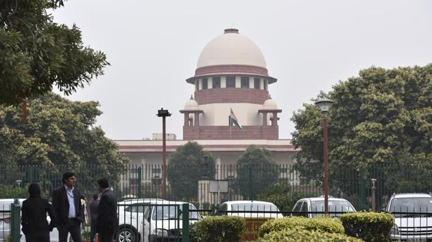 A view of the Supreme Court in New Delhi.(Sonu Mehta/HT Photo)