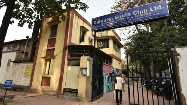 “It was 1918 or 1919 when two Bengalis were cycling past the Woodburn Park when they saw a game of tennis. They inquired if they could play. They were told they couldn’t because the matches were being organised by the Punjab Club. These gentlemen were Ganesh Dey and Anadi Mukherjee, two of the founders of the South Club; Aukhoy Dey was the third,” said Jaidip Mukerjea, the club’s president. (Samir Jana / HT Photo)