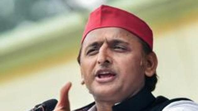 Samajwadi Party (SP) chief Akhilesh Yadav on Saturday alleged a threat to his life from ‘Bharatiya Janata Party (BJP) people’.(PTI)