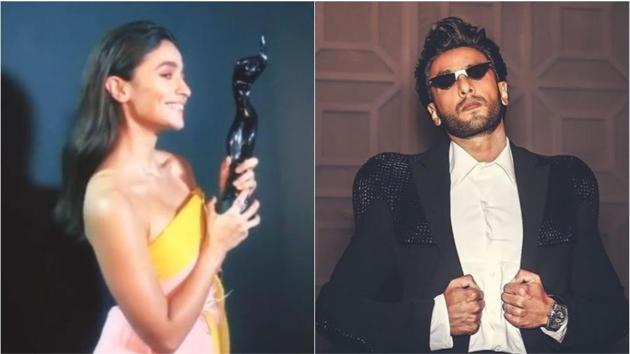 Filmfare Awards: Alia Bhatt and Ranveer Singh took Best Actress and Best Actor awards, respectively.