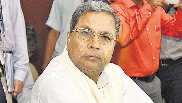 As he was being detained, former chief minister Siddaramaiah termed the police action as undemocratic. (Sonu Mehta/HT File Photo) As he was being detained, former chief minister Siddaramaiah termed the police action as undemocratic. (Sonu Mehta/HT File Photo)