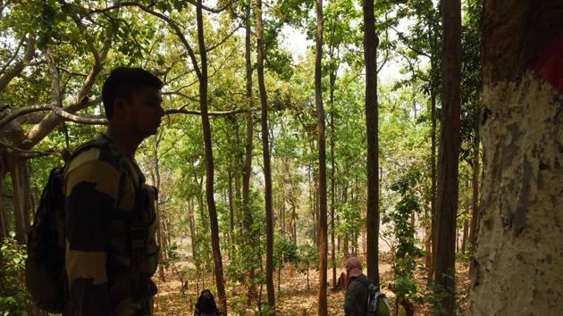 Security personnel keep vigil (Arabinda Mahapatra / Hindustan Times (Representative image)) Security personnel keep vigil (Arabinda Mahapatra / Hindustan Times (Representative image))