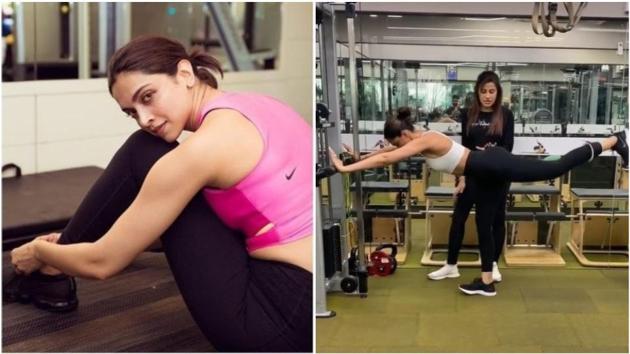 Deepika Padukone with her trainer Yasmin Karachiwala in a new video.