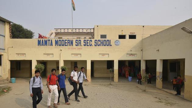 Five years ago, Rajesh Saroha, a former wrestler, left his job with an insurance company to set up a women-only akhada here at Mamta Modern Sr. Sec. School in Rathdhana village. Around 15km away is Yudhvir Rana akhada, on the outskirts of a Kakroi village. And in Barwasni is a third dedicated girls’ wrestling academy located at Geetanjali Sr. Secondary School. Over 120 athletes train at these three centres. (Biplov Bhuyan / HT Photo)