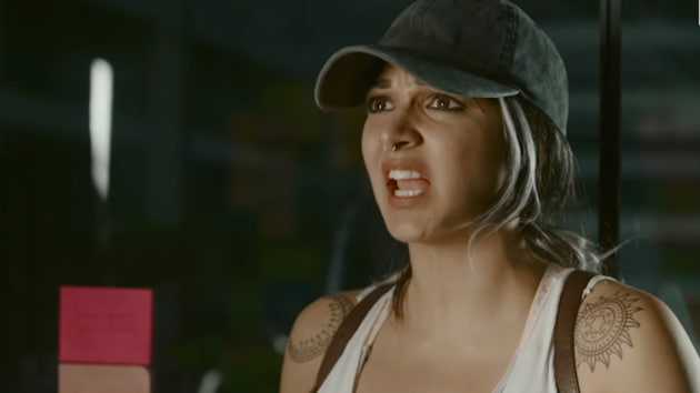 Kiara Advani in a still from the trailer of Guilty.